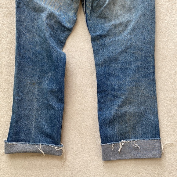 Like new Karen Zambos Vintage Couture Recycled Levi’s & Linea Pelle leather belt - Picture 13 of 16